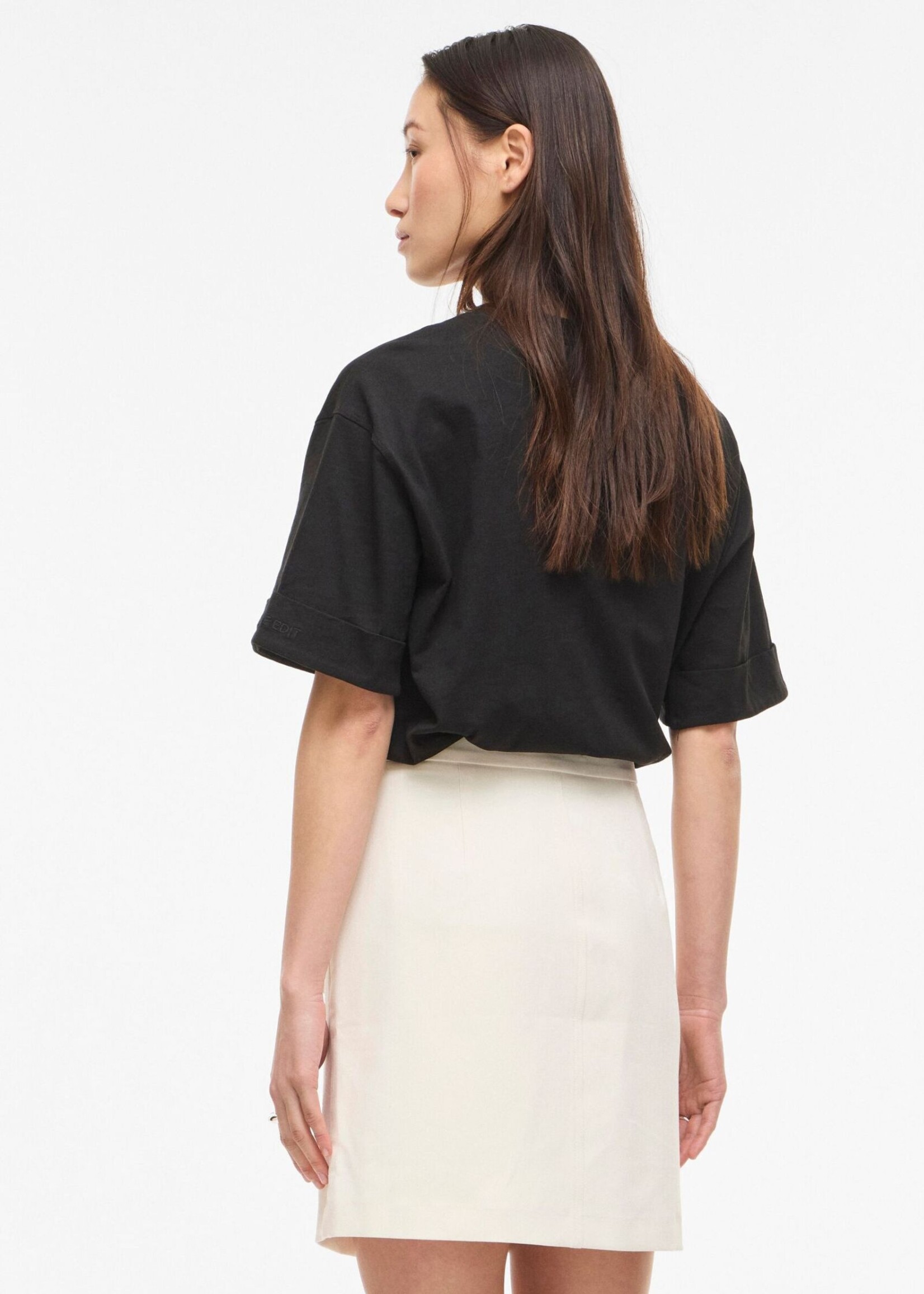 The Rouge Edit Rounaomi Mae Oversized Tee, Black