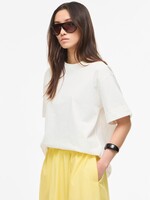 The Rouge Edit Rounaomi Mae Oversized Tee, Cloud Dancer