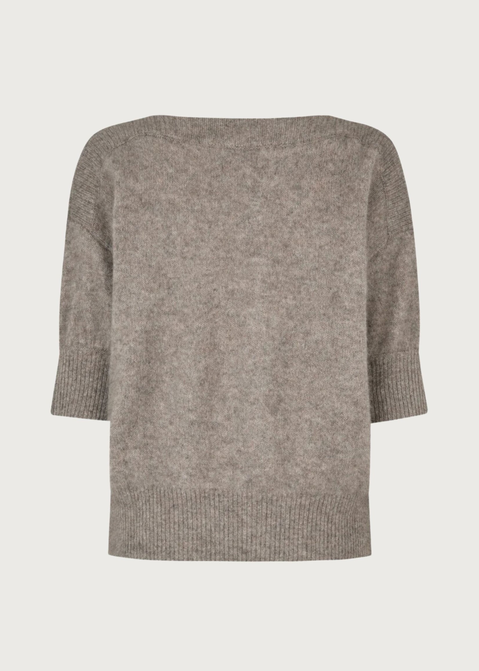Six Ames Moi Short Sleeve, Warm Grey Beige