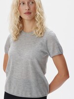 Six Ames Antonia Cashmere Tee, Ashwood Grey