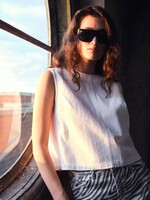 Ivy Copenhagen Heaven Cross Top, Optical White
