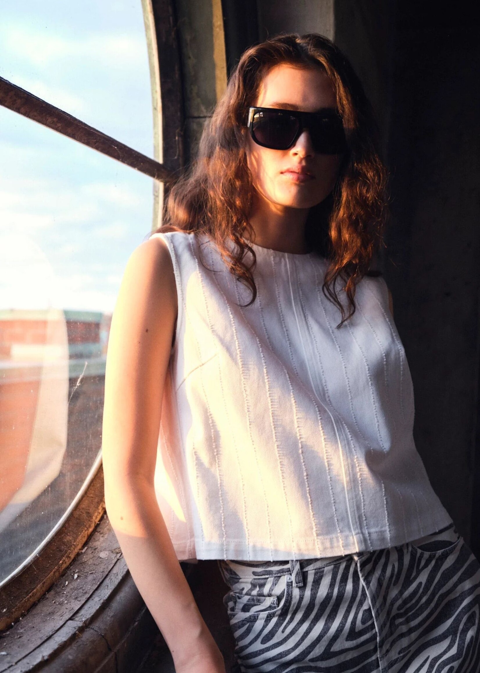 Ivy Copenhagen Heaven Cross Top, Optical White