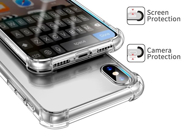 ShieldCase ShieldCase Coque antichoc iPhone X / Xs (transparent) ShieldCase ShieldCase Coque antichoc iPhone X / Xs (transparent)