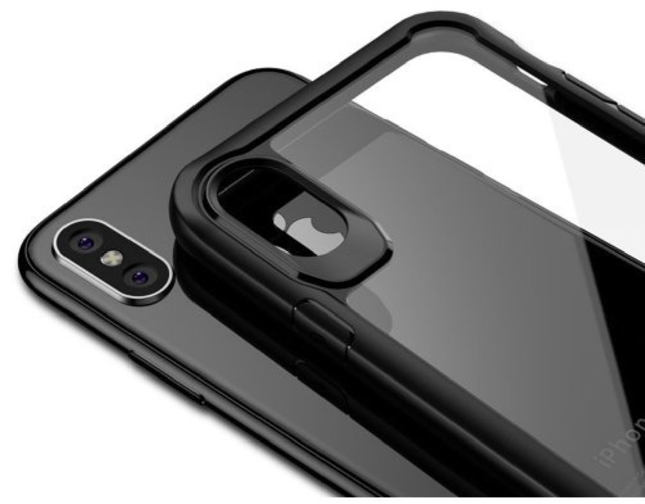 ShieldCase ShieldCase Coque antichoc iPhone X / Xs (transparent/noir) ShieldCase ShieldCase Coque antichoc iPhone X / Xs (transparent/noir)