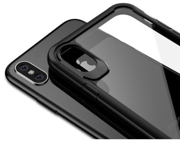 ShieldCase ShieldCase Coque antichoc iPhone X / Xs (transparent/noir) ShieldCase ShieldCase Coque antichoc iPhone X / Xs (transparent/noir)