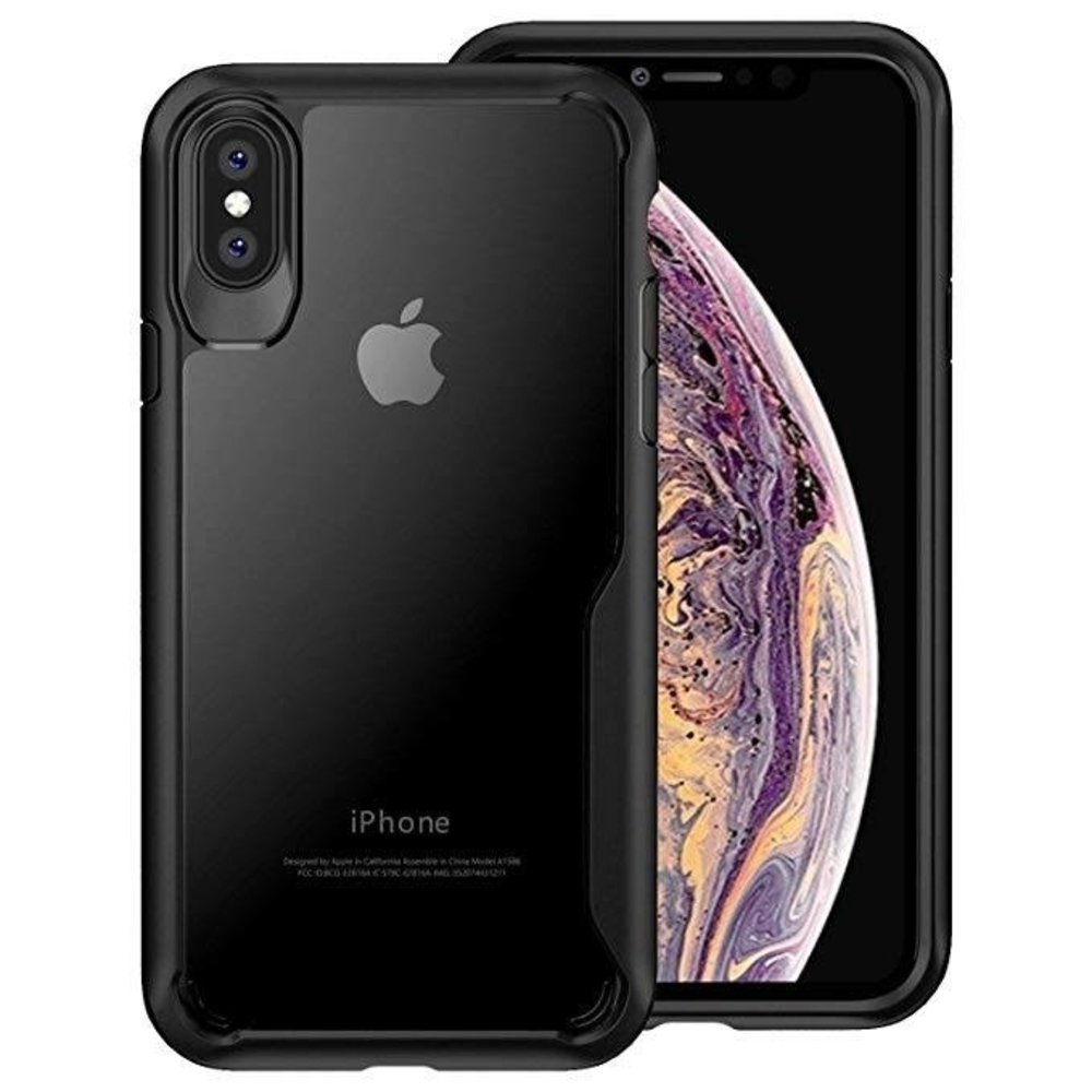 ShieldCase ShieldCase Coque antichoc iPhone Xs Max (transparent/noir) ShieldCase ShieldCase Coque antichoc iPhone Xs Max (transparent/noir)