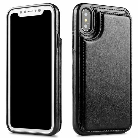 ShieldCase ShieldCase Étui portefeuille iPhone X / Xs (noir) ShieldCase ShieldCase Étui portefeuille iPhone X / Xs (noir)