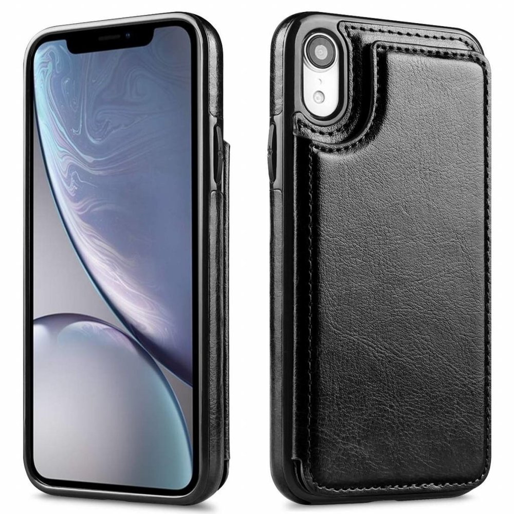 ShieldCase ShieldCase Étui portefeuille iPhone Xr (noir) ShieldCase ShieldCase Étui portefeuille iPhone Xr (noir)