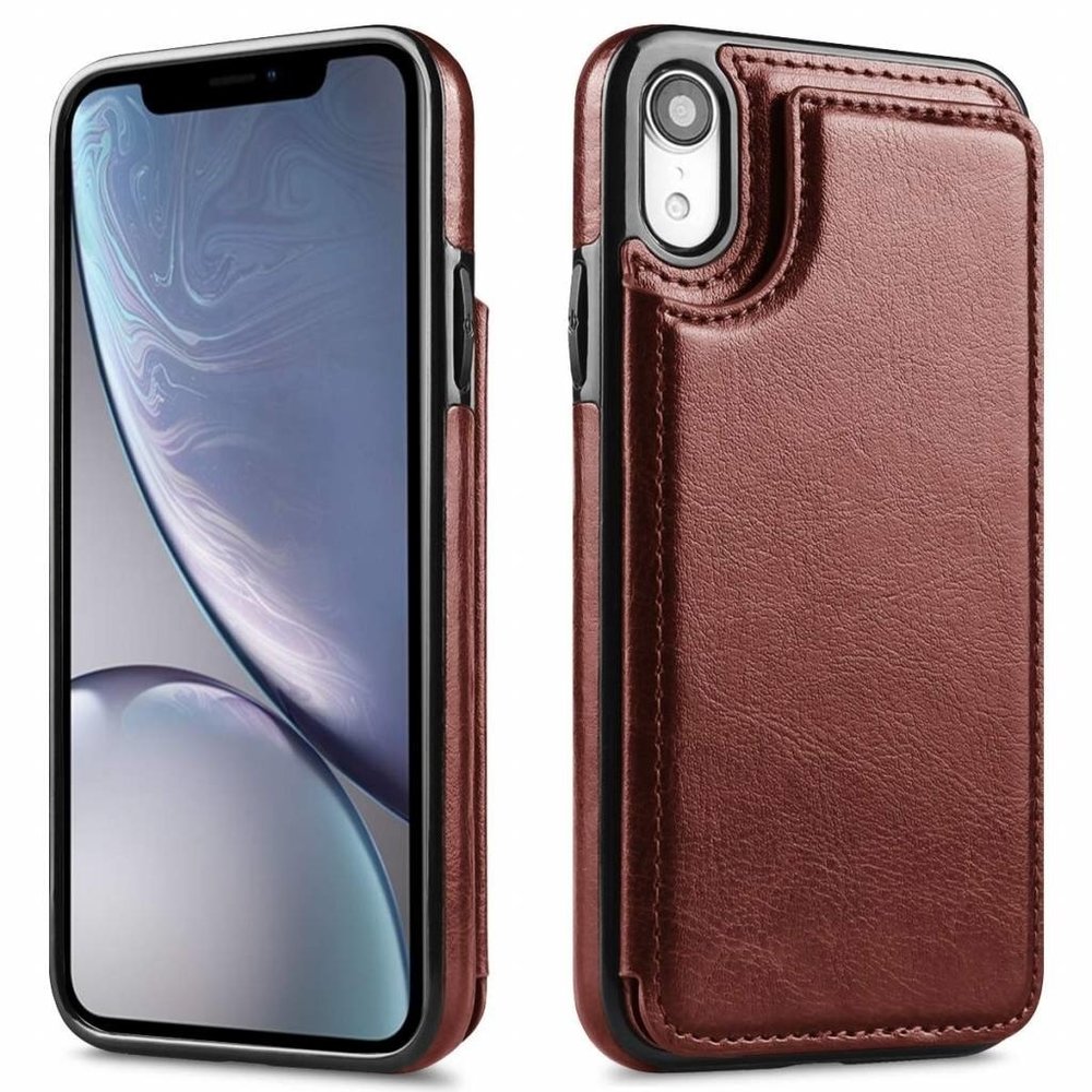 ShieldCase ShieldCase Étui portefeuille iPhone Xr (marron) ShieldCase ShieldCase Étui portefeuille iPhone Xr (marron)