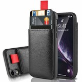 ShieldCase Étui cuir fente carte iPhone Xr