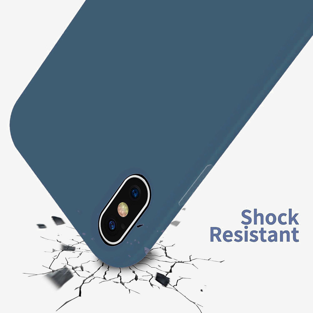 ShieldCase ShieldCase Coque iPhone X/Xs silicone (bleu)