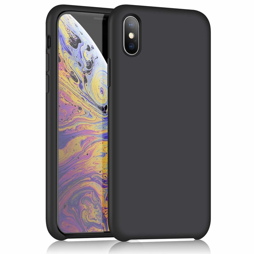 ShieldCase ShieldCase Coque silicone iPhone X/Xs (noir) ShieldCase ShieldCase Coque silicone iPhone X/Xs (noir)