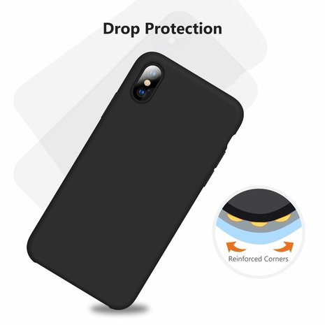 ShieldCase ShieldCase Coque silicone iPhone X/Xs (noir) ShieldCase ShieldCase Coque silicone iPhone X/Xs (noir)