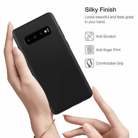 ShieldCase ShieldCase Coque silicone Samsung Galaxy S10 (noir) ShieldCase ShieldCase Coque silicone Samsung Galaxy S10 (noir)