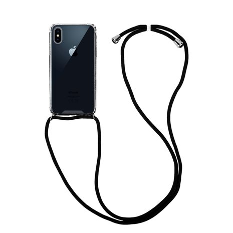 ShieldCase ShieldCase Coque antichoc avec cordon iPhone Xs Max (transparent/noir) ShieldCase ShieldCase Coque antichoc avec cordon iPhone Xs Max (transparent/noir)