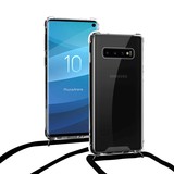 ShieldCase Coque antichoc avec cordon Samsung Galaxy S10 (transparent/noir)