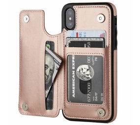 ShieldCase Étui portefeuille iPhone X / Xs (rose) ShieldCase Étui portefeuille iPhone X / Xs (rose)