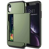ShieldCase Coque cartes slide iPhone Xr (vert)