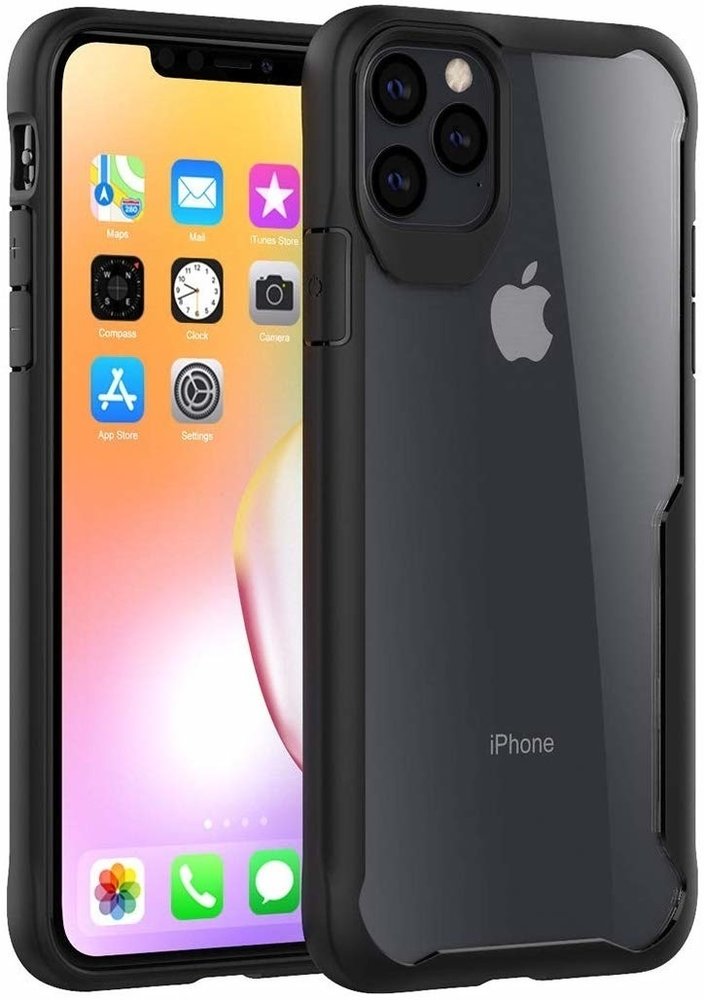 ShieldCase ShieldCase Coque antichoc iPhone 11 Pro max (transparent/noir) ShieldCase ShieldCase Coque antichoc iPhone 11 Pro max (transparent/noir)
