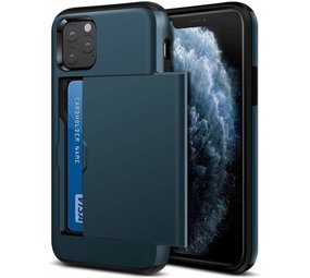 ShieldCase Coque cartes Slider iPhone 11 Pro Max (bleu foncé)