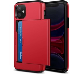 ShieldCase Coque cartes Slide iPhone 11 (rouge)