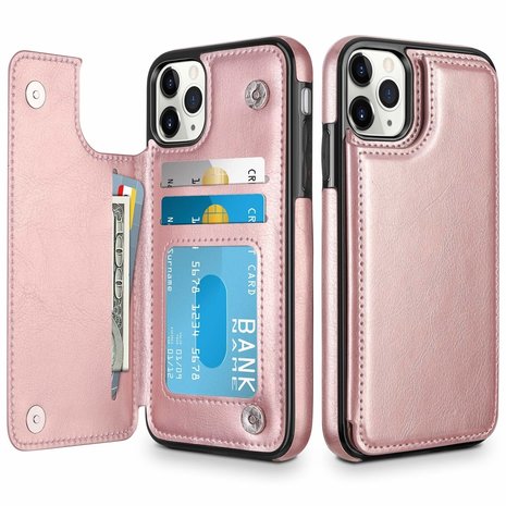 ShieldCase ShieldCase Étui portefeuille iPhone 11 Pro (rose) ShieldCase ShieldCase Étui portefeuille iPhone 11 Pro (rose)