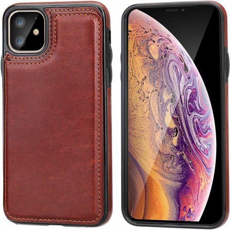 ShieldCase ShieldCase Étui portefeuille iPhone 11 (marron) ShieldCase ShieldCase Étui portefeuille iPhone 11 (marron)