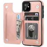 ShieldCase Étui portefeuille iPhone 11 (rose)