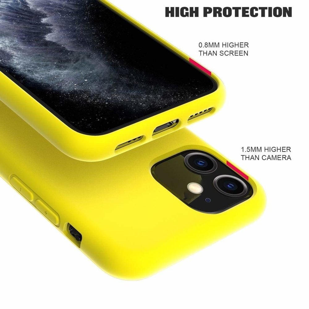 ShieldCase ShieldCase Coque silicone iPhone 11 (jaune)