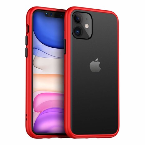 ShieldCase ShieldCase Coque bumper étroit iPhone 11 (rouge) ShieldCase ShieldCase Coque bumper étroit iPhone 11 (rouge)