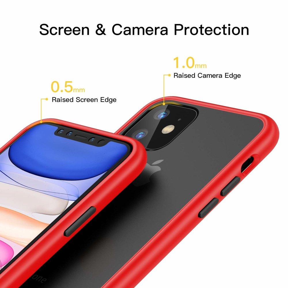 ShieldCase ShieldCase Coque bumper étroit iPhone 11 (rouge) ShieldCase ShieldCase Coque bumper étroit iPhone 11 (rouge)