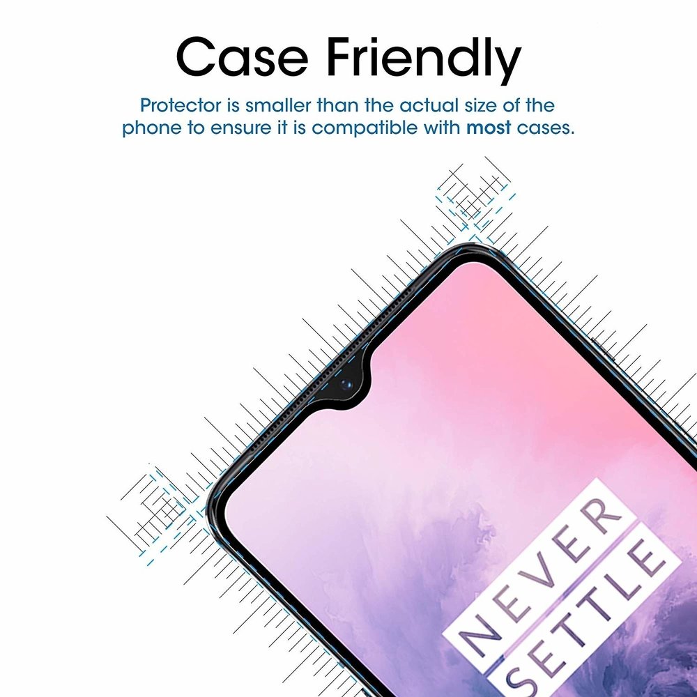 ShieldCase ShieldCase Protecteur d'écran en verre trempé OnePlus 7 ShieldCase ShieldCase Protecteur d'écran en verre trempé OnePlus 7