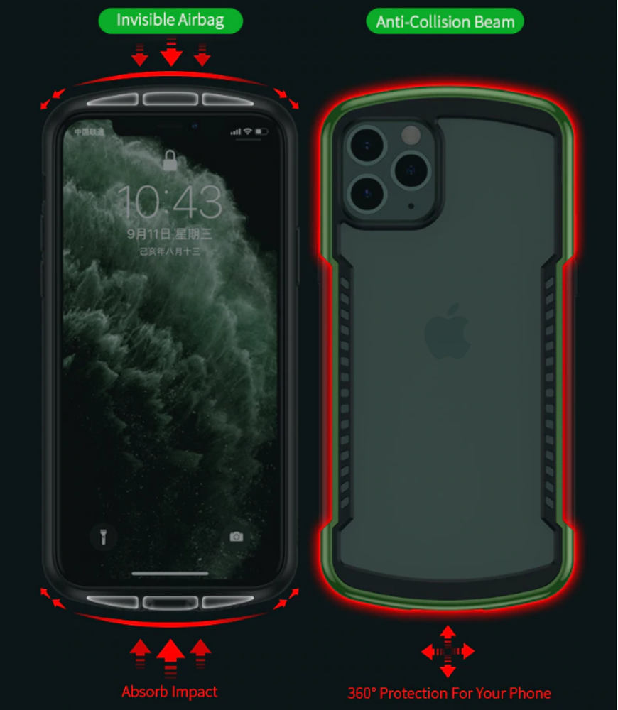 ShieldCase ShieldCase Coque antichoc iPhone 11 Pro Max (jaune) ShieldCase ShieldCase Coque antichoc iPhone 11 Pro Max (jaune)