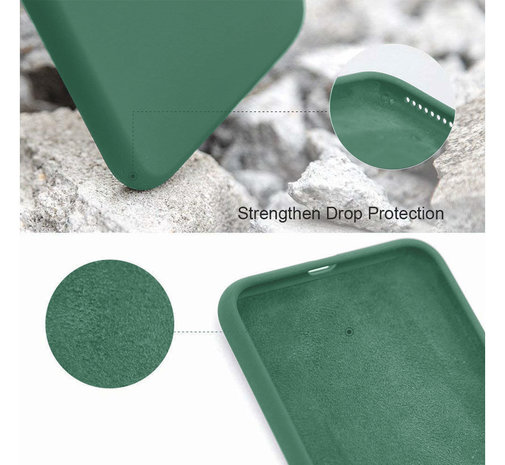 ShieldCase ShieldCase Coque silicone iPhone 7 / iPhone 8 (vert) ShieldCase ShieldCase Coque silicone iPhone 7 / iPhone 8 (vert)