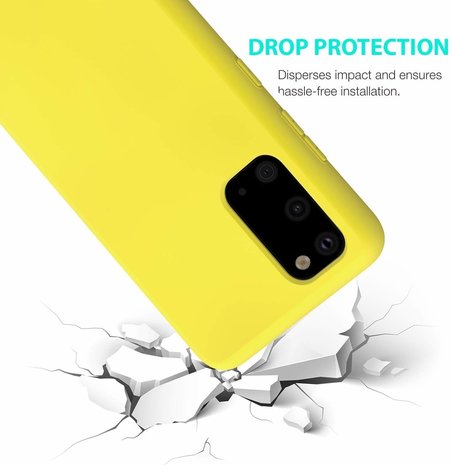 ShieldCase ShieldCase Coque silicone Samsung Galaxy S20 (jaune)