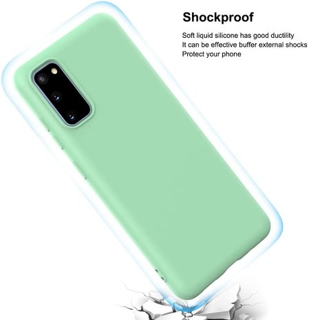 ShieldCase ShieldCase Coque silicone Samsung Galaxy S20 (vert clair) ShieldCase ShieldCase Coque silicone Samsung Galaxy S20 (vert clair)