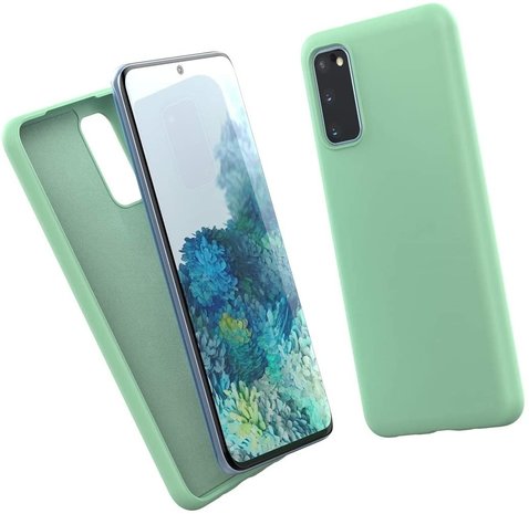 ShieldCase ShieldCase Coque silicone Samsung Galaxy S20 (vert clair) ShieldCase ShieldCase Coque silicone Samsung Galaxy S20 (vert clair)