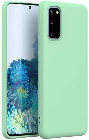 ShieldCase ShieldCase Coque silicone Samsung Galaxy S20 (vert clair) ShieldCase ShieldCase Coque silicone Samsung Galaxy S20 (vert clair)