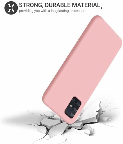ShieldCase ShieldCase Coque silicone Samsung Galaxy A51 (rose) ShieldCase ShieldCase Coque silicone Samsung Galaxy A51 (rose)