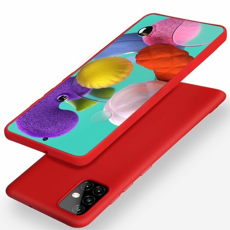 ShieldCase ShieldCase Coque silicone Samsung Galaxy A51 (rouge)