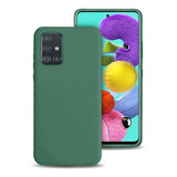 ShieldCase Coque silicone Samsung Galaxy A51 (vert foncé)