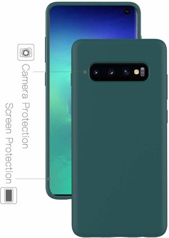 ShieldCase ShieldCase Coque silicone Samsung Galaxy S10 (vert)