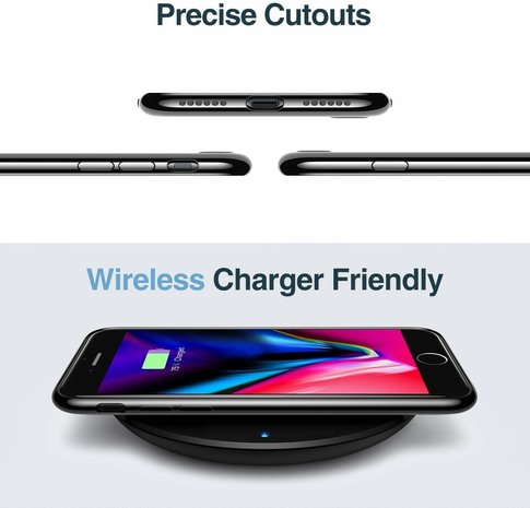 ShieldCase ShieldCase Coque ultra fine silicone iPhone 7 / iPhone 8 (transparent)