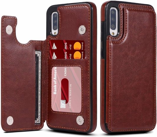 ShieldCase ShieldCase Étui Portefeuille Samsung Galaxy A50 (marron) ShieldCase ShieldCase Étui Portefeuille Samsung Galaxy A50 (marron)