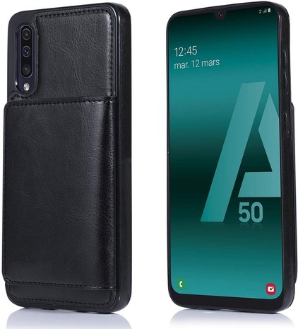 ShieldCase ShieldCase Étui Portefeuille Samsung Galaxy A50 (noir) ShieldCase ShieldCase Étui Portefeuille Samsung Galaxy A50 (noir)