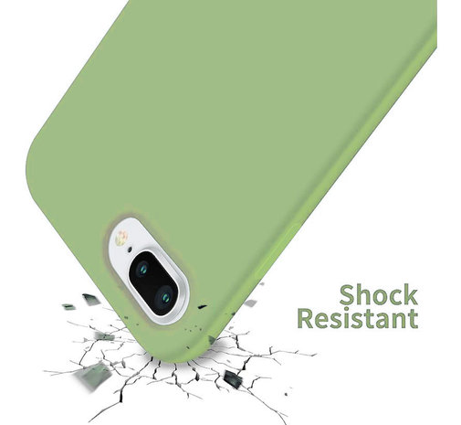 ShieldCase ShieldCase Coque silicone iPhone 7 Plus / iPhone 8 Plus (vert clair)