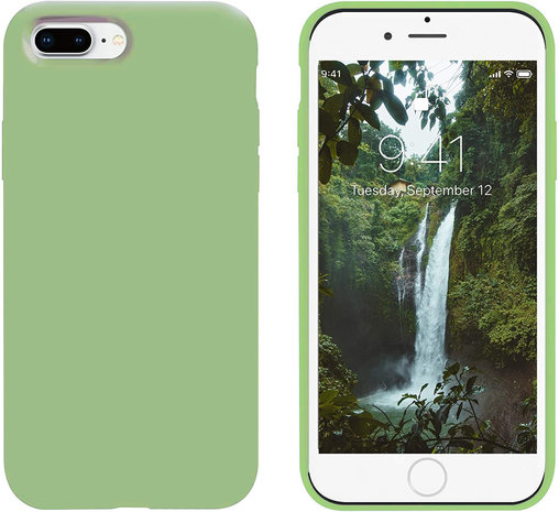 ShieldCase ShieldCase Coque silicone iPhone 7 Plus / iPhone 8 Plus (vert clair)