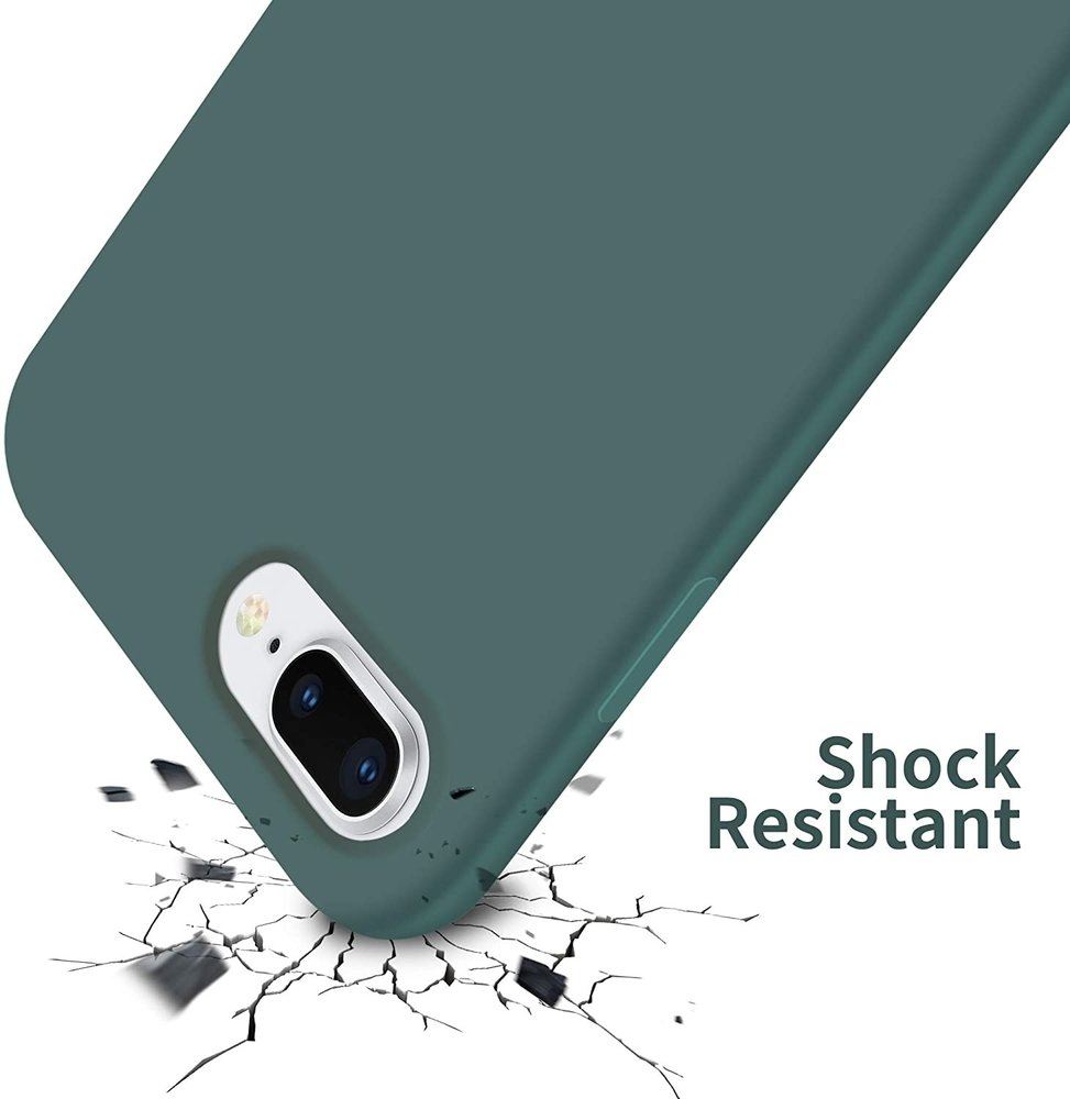 ShieldCase ShieldCase Coque silicone iPhone 7 Plus / iPhone 8 Plus (vert foncé)