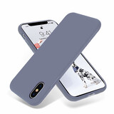 ShieldCase Coque silicone iPhone X / Xs (gris lavande)