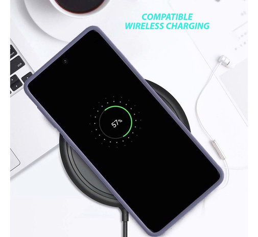 ShieldCase ShieldCase Coque silicone Samsung Galaxy S20 (gris lavande)